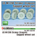 Def Model DW35114 1/35 US M1296 Stryker Dragoon Sagged Wheel set (for AFVclub 1/35)