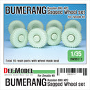 Def Model DW35117 1/35 Russian BUMERANG 8X8 APC Sagged Wheel set (for Zvezda 1/35)