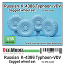 Def Model DW35136 1/35 Russian K-4386 Typhoon-VDV Sagged wheel set  (for RPG model 1/35)
