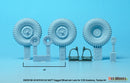 Def Model DW35138 1/35 M151A1/A2 Mutt Jeep Sagged Wheel set (for Academy/Tamiya 1/35)