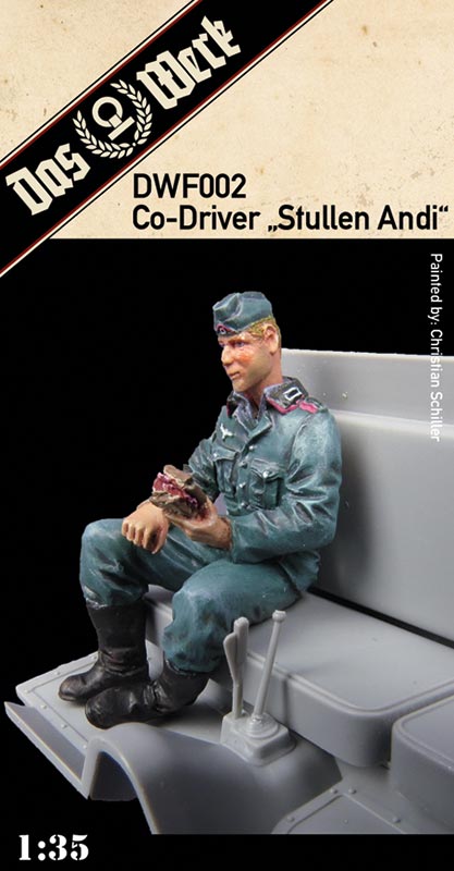Das Werk DWF002 1/35 Co-Driver Figure "Stullen Andi"