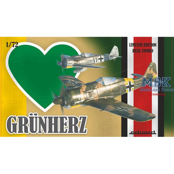 1/72 Eduard 2122 Grün Herz Dual Combo JG 54  - Limited Edition