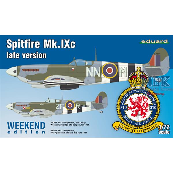 1/72 Eduard Spitfire Mk. XIc late Version  - Weekend Edition -