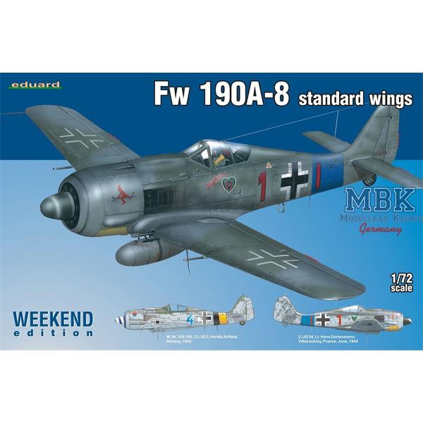 1/72 Eduard FW 190A-8 standard wings    - Weekend Edition -