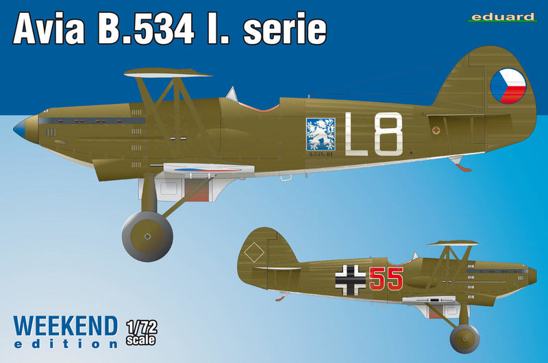 Eduard 7446 1/72 Avia B-534 I, Serie