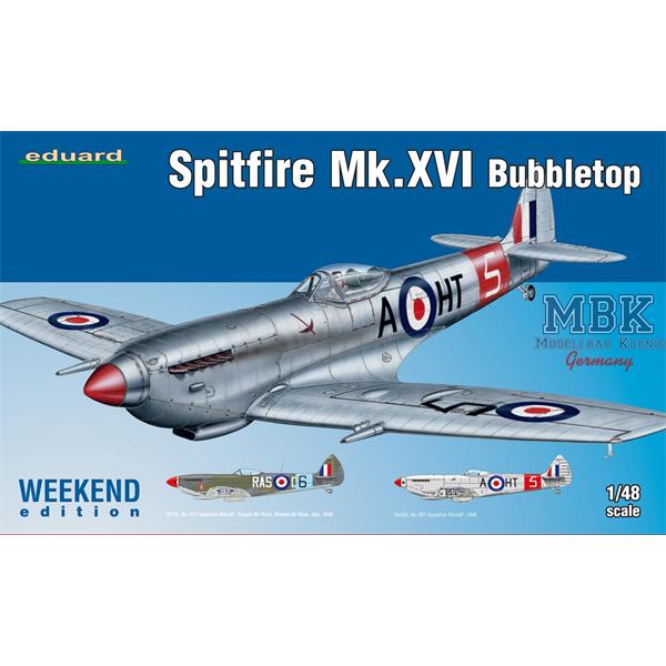 Eduard 84141 1/48 Spitfire Mk.XVI Bubbletop - Weekend Edition