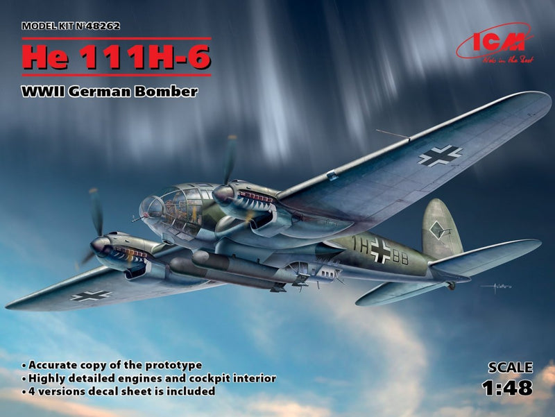 ICM 48262 1/48 Heinkel He 111H-6 Bomber