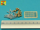 ABER 16058A 1/16 German Stielhandgranate 24- Set of 15pcs. All Metal Parts