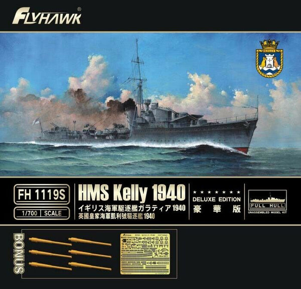 FlyHawk 1119S 1/700 HMS Kelly 1940 - Deluxe Edition