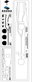 FlyHawk W35070 1/350 GERMAN NAVY AIRCRAFTCARRIER GRAF ZEPPELINÔºàFOR TRUMPETER 05627) Wooden Deck