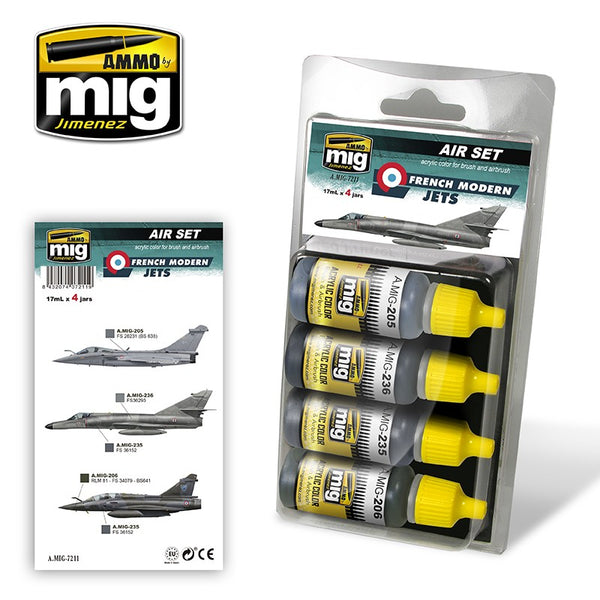 AMMO by Mig 7211 FRENCH MODERN JETS