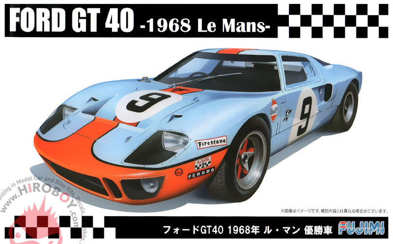Fujimi 126050 1/24 GT40 '68 LeMans Winner