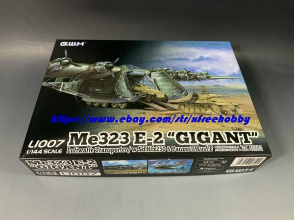 Great Wall Hobby 1007 1/144 ME 323 D-1 "Gigant" Sd.Kfz.250 & Panzer II Ausf.F