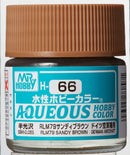 Mr. Hobby Aqueous Hobby Color H66 Semi-Gloss RLM79 Sandy Brown- 10ml