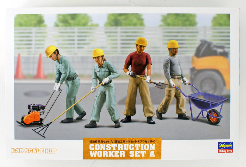Hasegaway 66003 1/35 Construction Worker Set A