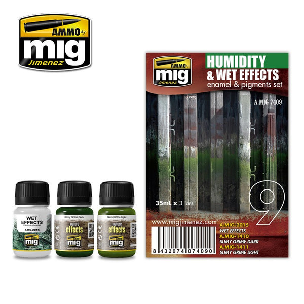 AMMO by Mig 7409 Humidity and Wet Effects Set