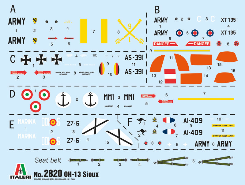 Italeri 2820 1/48 OH-13 Sioux