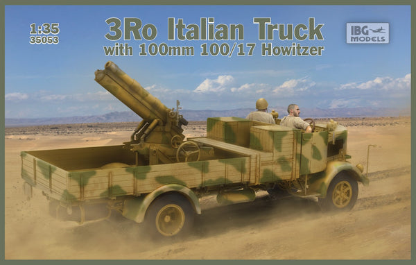 IBG 35053 1/35 3Ro Italian Truck w/ 100/17 100mm Howitzer