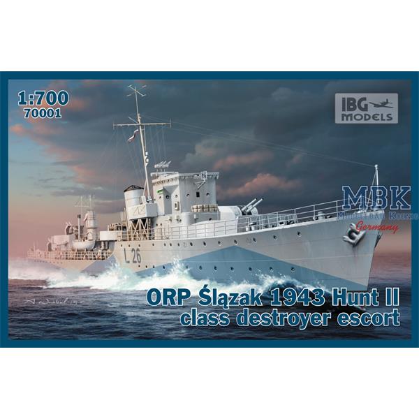 1/700 IBG ORP Slazak 1943 Hunt II Class Destroyer