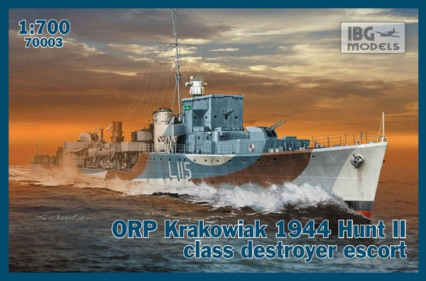 1/700 IBG ORP Krakowiak 1944 Hunt II Class Destroyer