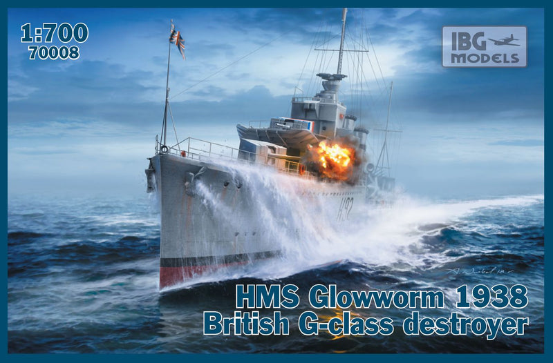 IBG 70008 1/700 HMS Glowworm 1938 British G-Class Destroyer