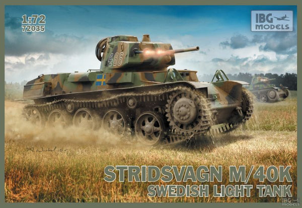 1/72 IBG Stridsvagn M/40K Swedish Light Tank