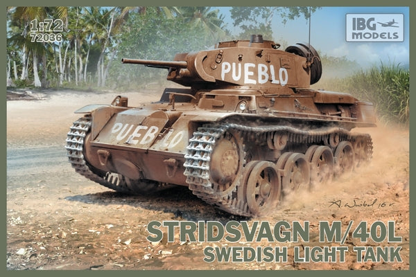 1/72 IBG Stridsvagn M/40L Swedish Light Tank