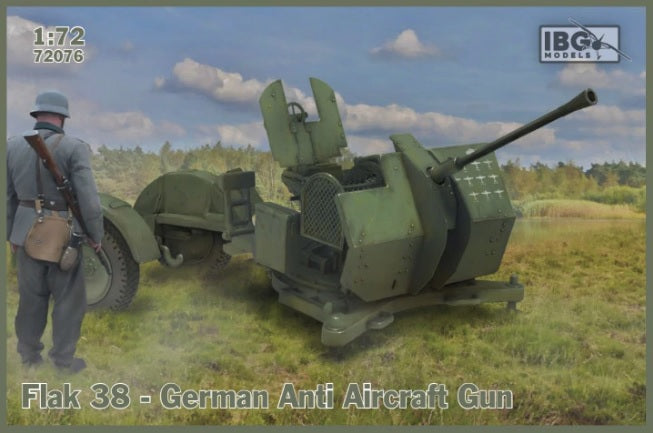 1/72 IBG Flak 38 German Anti Aircraft Gun