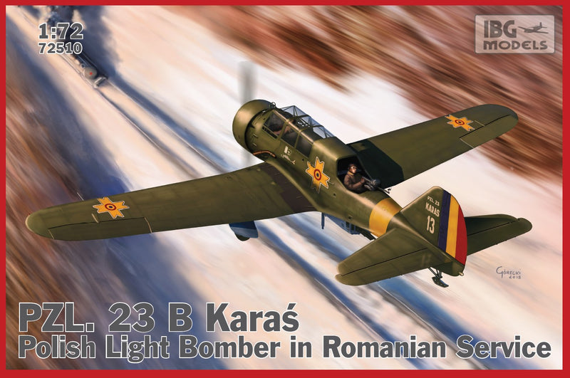 1/72 IBG PZL.23 B Karas in Romanian Service