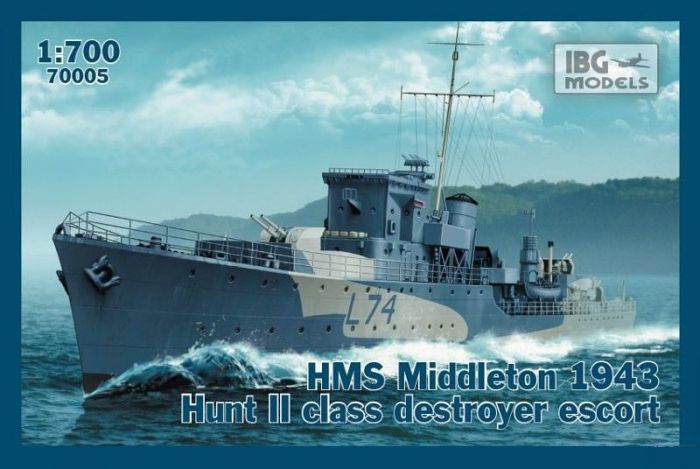 IBG 70005 1/700 HMS Middleton 1943 Hunt II Class Destroyer