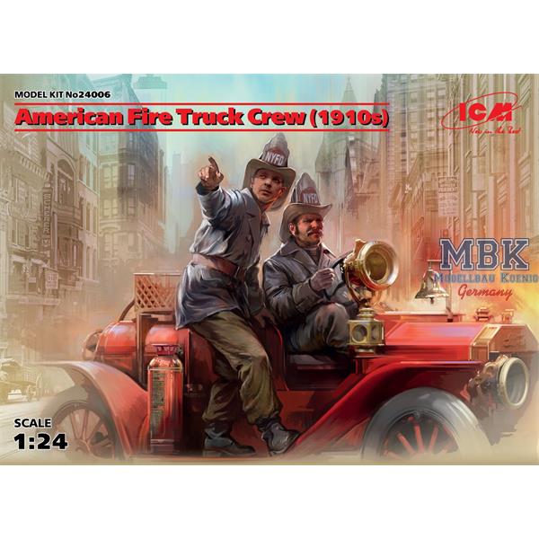 ICM 24006 1/24 American Fire Truck Crew (1910's) with Two Figures