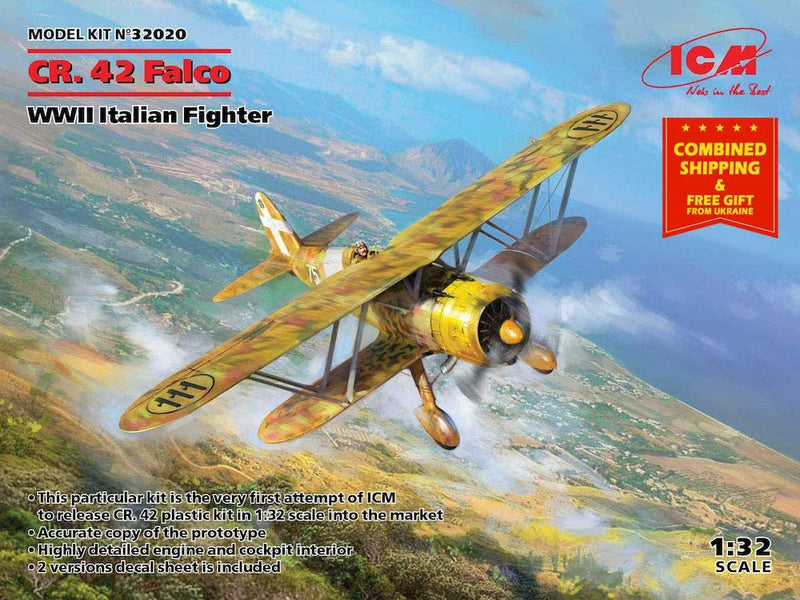 ICM 32020 1/32 CR.42 Falco, WWII Italian Fighter