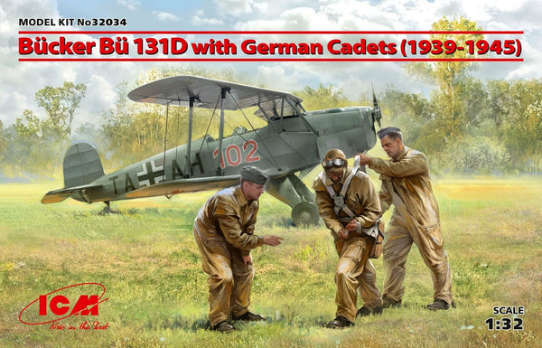 ICM 32034 1/32  Bucker Bu 131D with German Cadets (1939-1945)