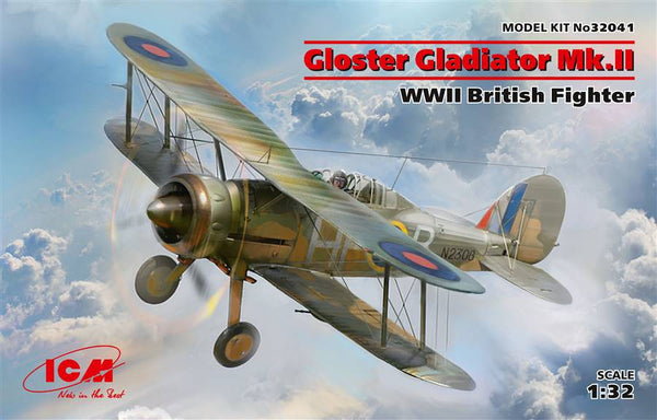 ICM 32041 1/32 Gloster Gladiator Mk. II, WWII British Fighter