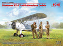 ICM 32051 1/32 Stearman PT-17 with American Cadets