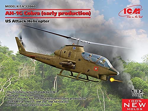 ICM 32060 1/32 AH-1G Cobra (Early Production) US Attack Helicopter