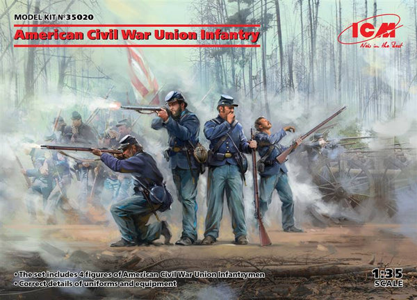 ICM 35020 1/35 American Civil War Union Infantry