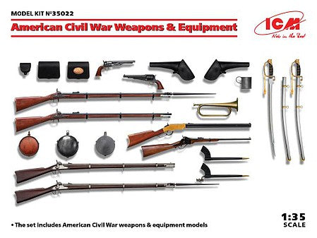 ICM 35022 1/35 American Civil War Weapons and Equipment