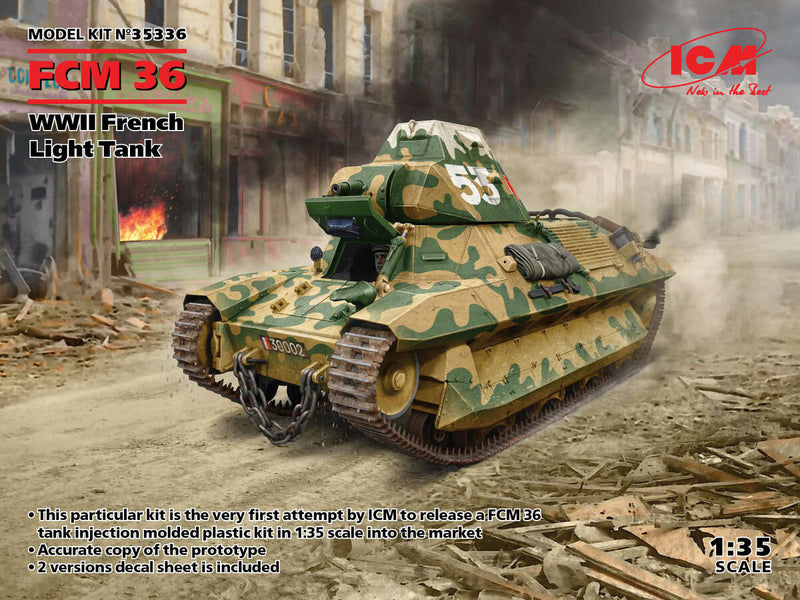 ICM 35336 1/35 FCM 36 WWII French Light Tank