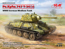 ICM 35370 1/35 Pz.Kpfw. 747 T-34 (r), WWII German Medium Tank