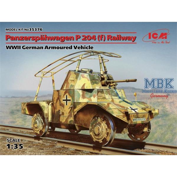 ICM 35376 1/35 Panzerspähwagen P 204(f) Railway