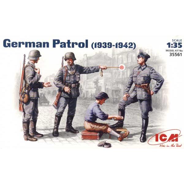 ICM 35561 1/35 German Patrol (1939-1942) - set of 4 figures