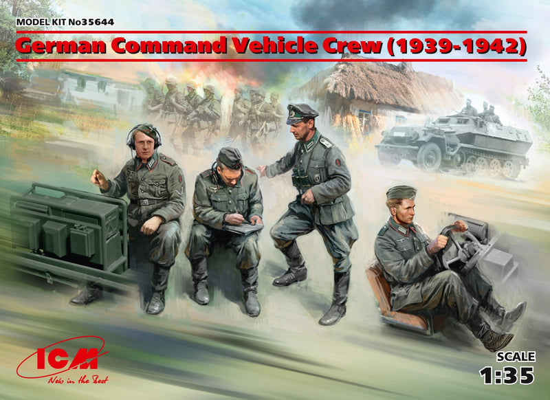 ICM 35644 1/35 German Command Vehicle Crew (1939-1942)