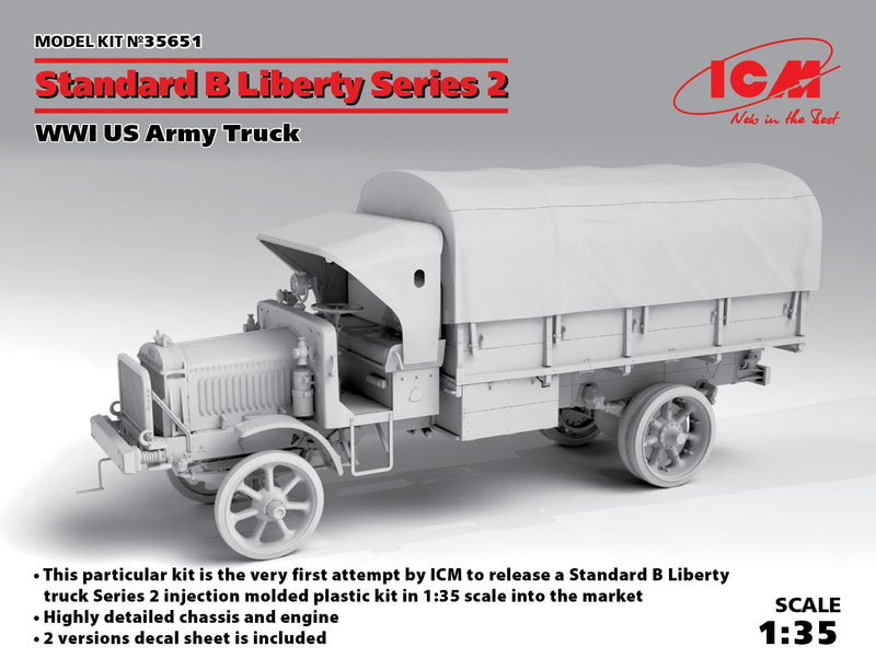 ICM 35651 1/35 Standard B "Liberty" Series 2, WWI US Army Truck