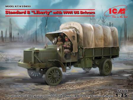 ICM 35653 1/35 Standard B "Liberty" with WWI US Drivers