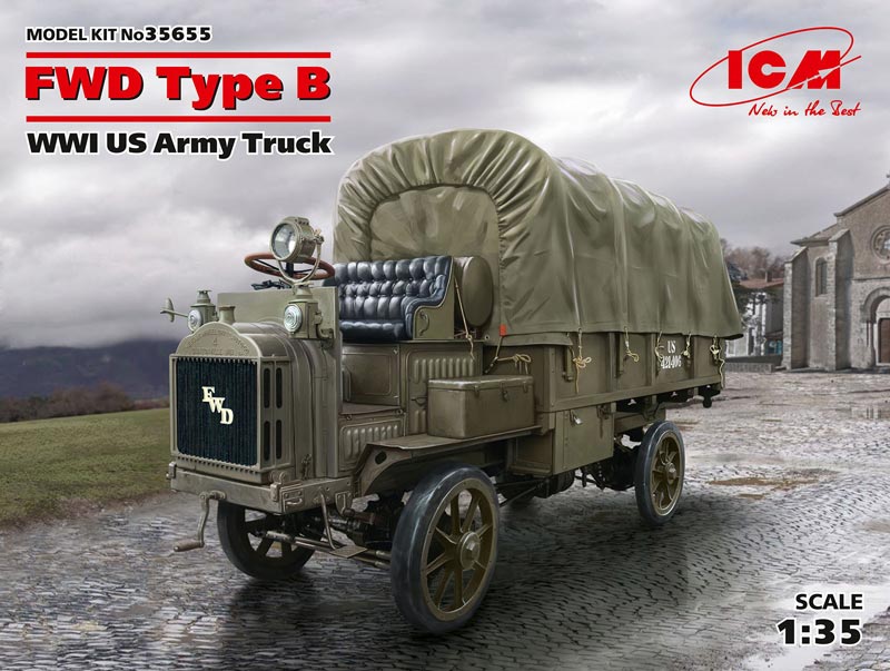 ICM 35655 1/35 FWD Type B, WWI US Army Truck
