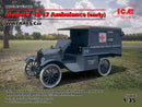 ICM 35665 1/35 Model T 1917 Ambulance (early) WWI AASF Car