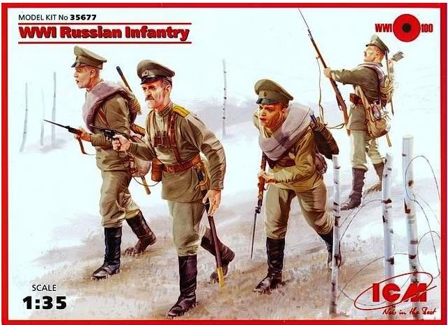 ICM 35677 1/35 WWI Russian Infantry