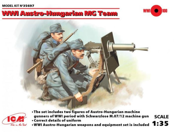 ICM WWI Austro-Hungarian MG Team