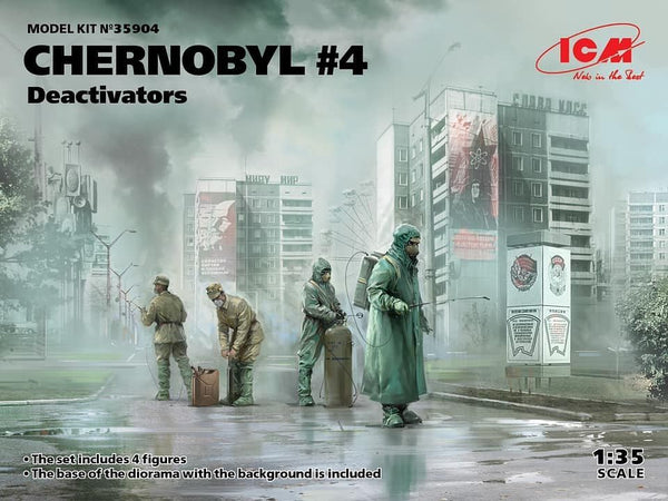 ICM 35904 1/35 Chernobyl #4 Deactivators